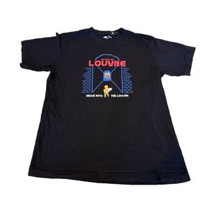 Musee Du Louvre T-Shirt; UTGP 2024 Sarah Andelman Prize;‎ Black; Large; NWT